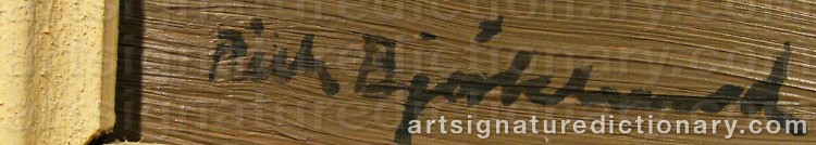 Signature by Richard BJÖRKLUND