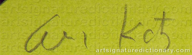 Signature by Alex KATZ