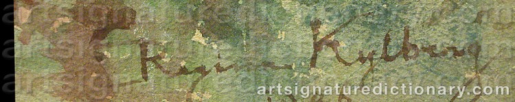 Signature by Regina KYLBERG-BOBECK