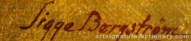 Signature by Sigge BERGSTRÖM