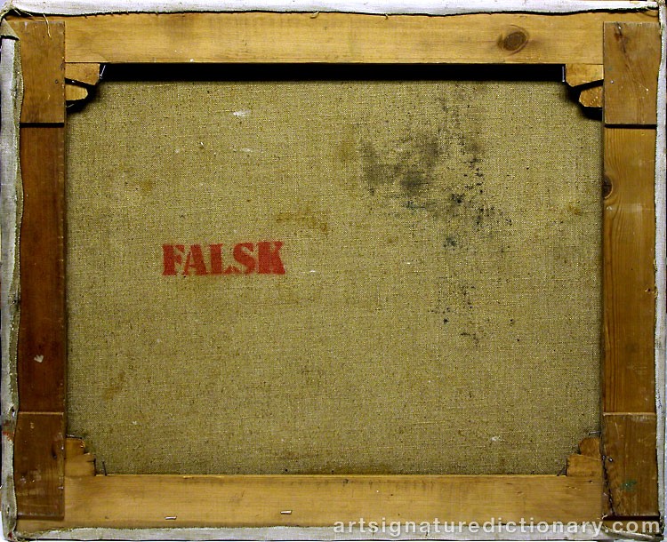 Close-up details showing Carl HOLSÖE signature forgery characteristics