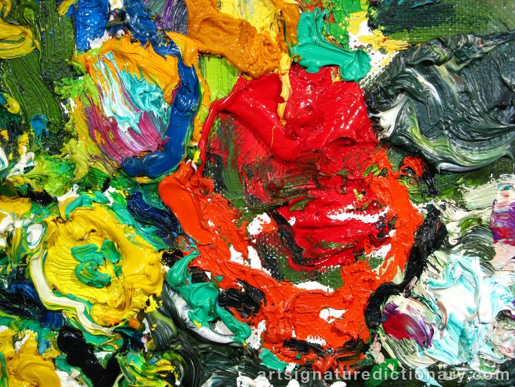 Close-up details showing Albin AMELIN signature forgery characteristics