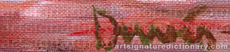 Signature by Sten DUNÉR