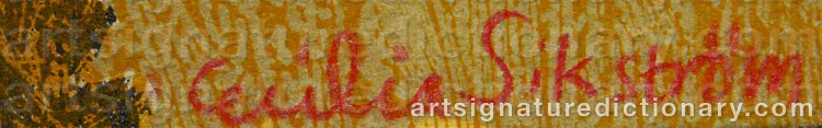 Signature by Cecilia SIKSTRÖM