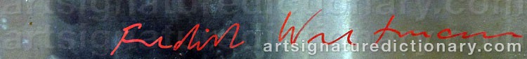 Signature by Fredrik WRETMAN