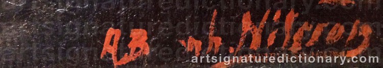 Signature by Bernhard ÖNSTAD