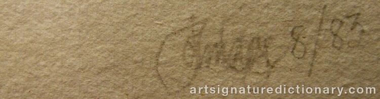 Signature by John CAGE