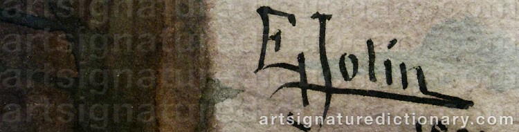 Signature by Ellen JOLIN
