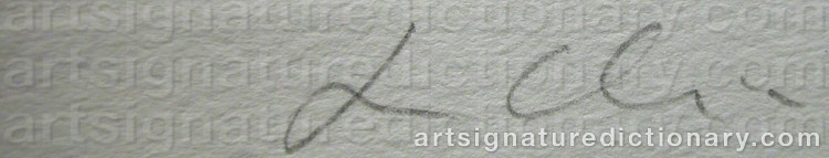 Signature by Sandro CHIA
