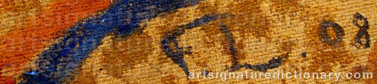 Signature by Fritz LINDSTRÖM