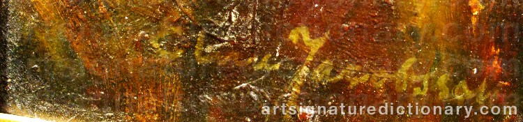 Signature by Elna JACOBSSON