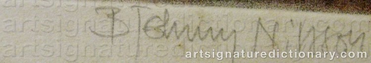 Signature by Bert Johnny NILSSON
