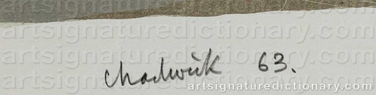 Signature by Lynn CHADWICK