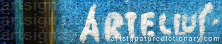 Signature by Helge ARTELIUS