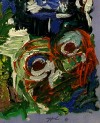 Close-up details showing Karel APPEL signature forgery characteristics