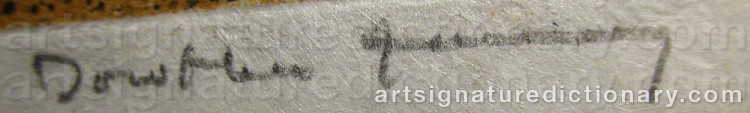 Signature by Dorothea TANNING