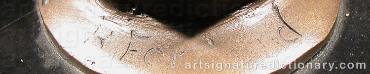 Signature by Bror FORSLUND