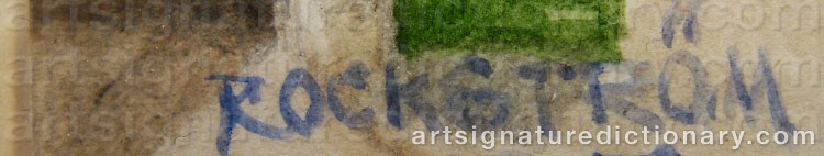 Signature by Rune ROCKSTRÖM