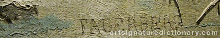 Signature by Carl FAGERBERG