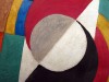 Close-up details showing Sonia DELAUNAY signature forgery characteristics