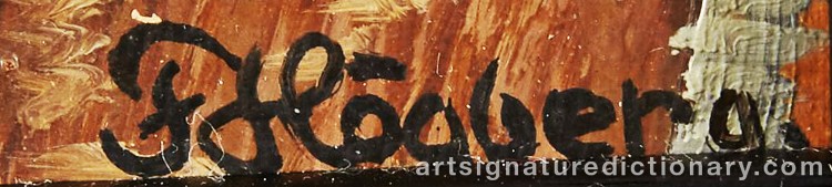 Signature by Fritz HÖGBERG