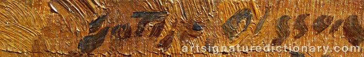 Signature by Gottfrid OLSSON