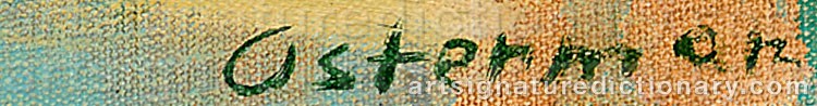 Signature by Elvine OSTERMAN