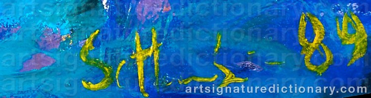 Authentic signature by Gabriele SETTEMBRINI on Painting/Watercolour artwork