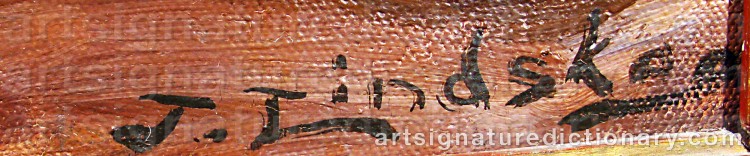 Signature by Josef LINDSKOG