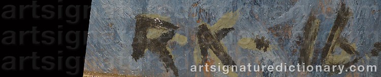 Signature by Rudolf KOIVU