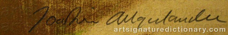 Signature by Joakim ALLGULANDER