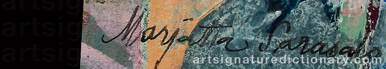 Signature by Marjatta SARASALO