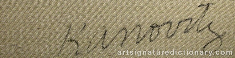 Signature by Howard KANOVITZ