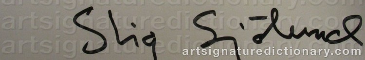 Signature by Stig SJÖLUND