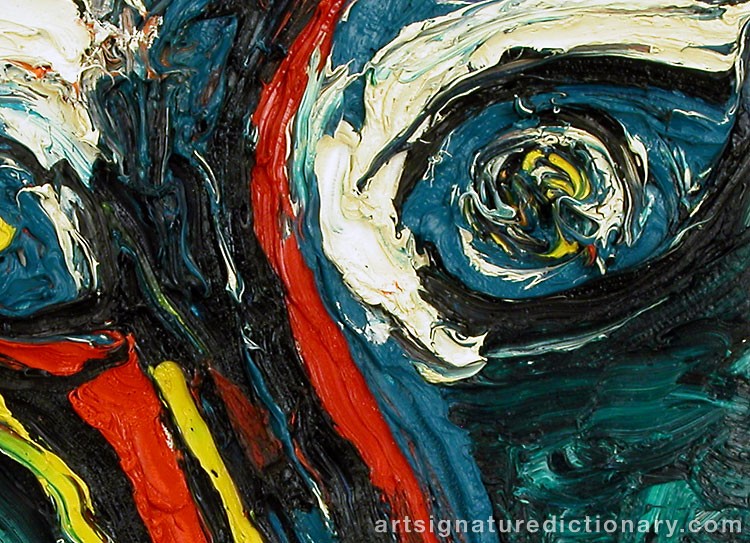 Close-up details showing Bengt LINDSTRÖM signature forgery characteristics