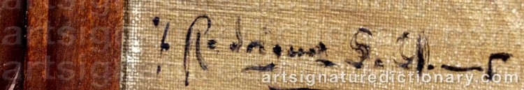 Authentic signature by Francisco RODRIGUEZ SANCHEZ-CLEMENT on  artwork