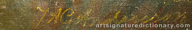 Signature by Johan Axel Gustaf ‘Jag Acke’ ACKE