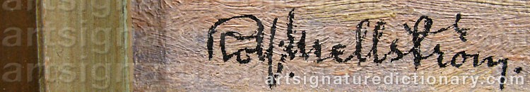 Signature by Rolf MELLSTRÖM