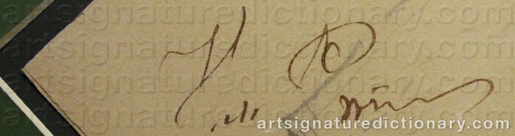Signature by Ilya Efimovich REPIN