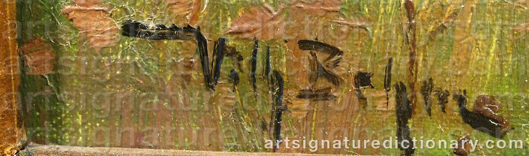 Signature by Wilhelm BEHM