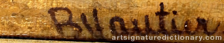 Signature by Benajmin ‘Ben’ VAUTIER