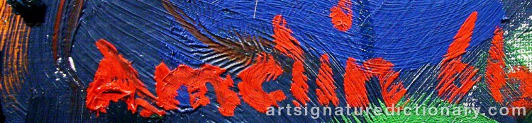 Forged signature of Albin AMELIN