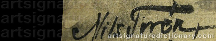 Signature by Nils TIRÉN