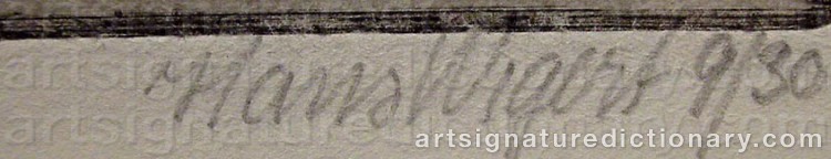 Signature by Hans WIGERT