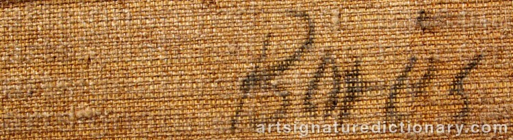 Signature by Francisco BORES