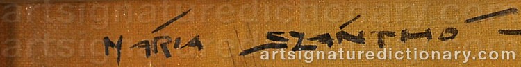 Signature by Mária SZANTHO