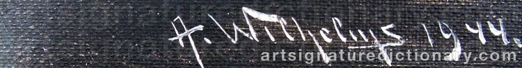 Signature by Alexander WILHELMS