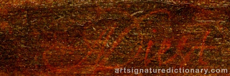 Authentic signature by Adriaen Van DIEST on Painting/Watercolour artwork