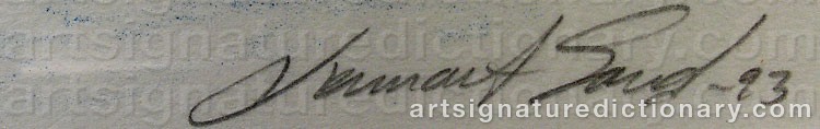 Signature by Lennart SAND