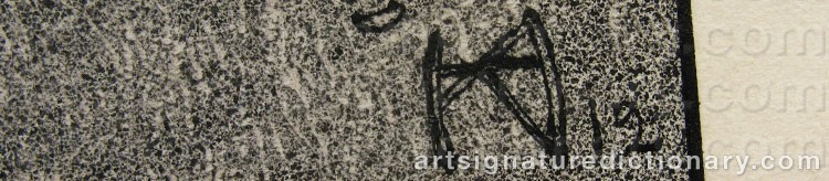 Signature by Karl HULTSTRÖM